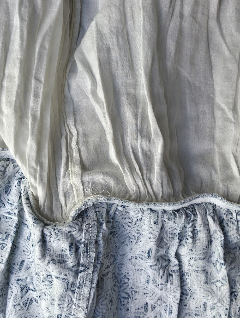 Dip Collection Maxi Dress Medium Blue White Patterned #DR5 - Picture 10 of 10